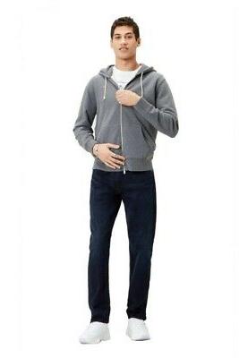 levis felpa zip e cappuccio