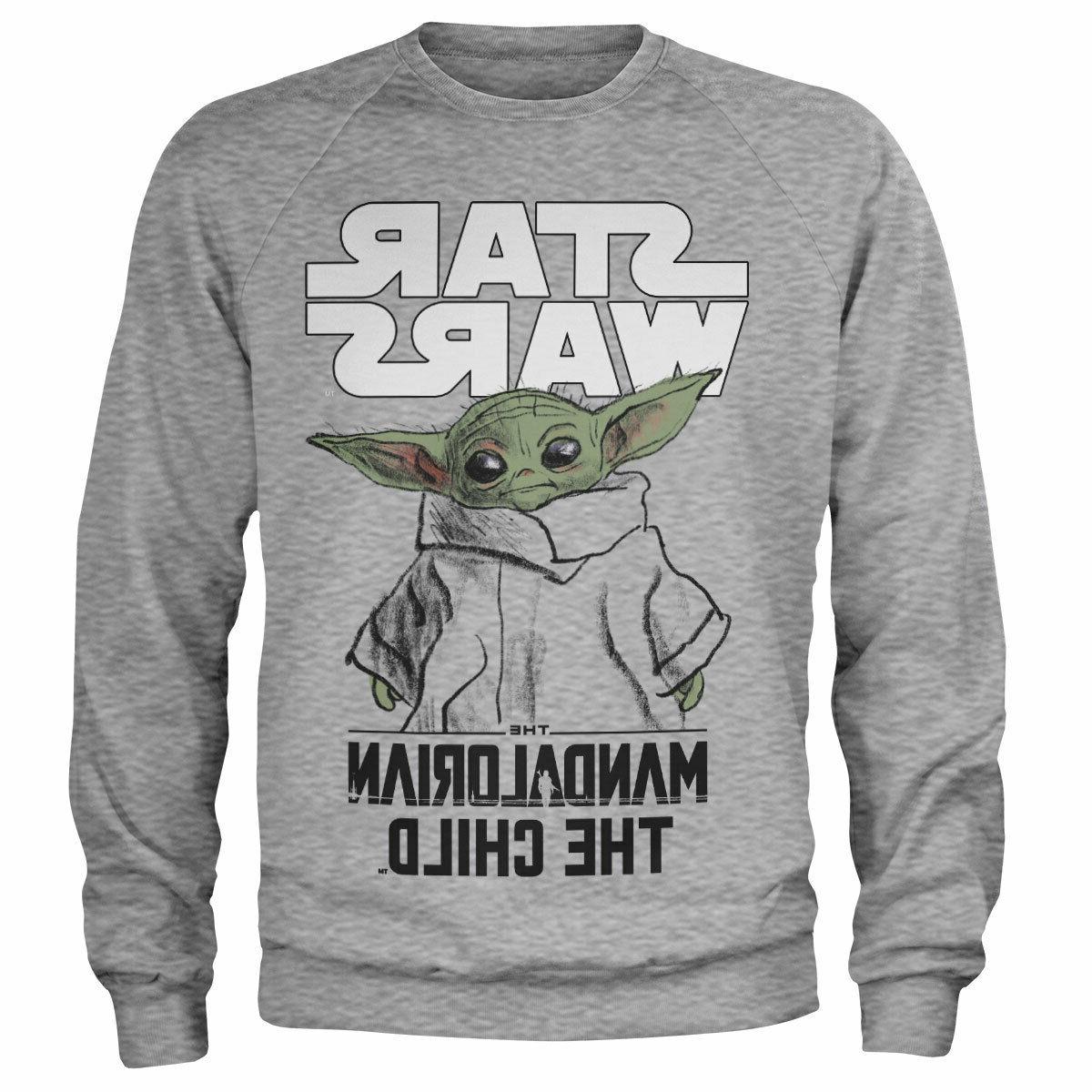 licenza ufficiale star wars mandalorian bambino felpa