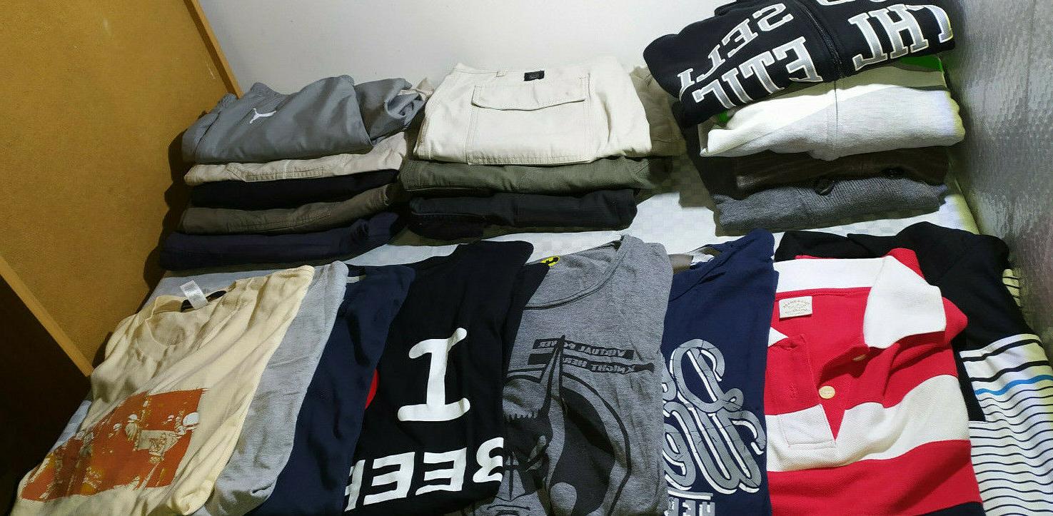 lotto stock abbigliamento uomo 20 pezzi t