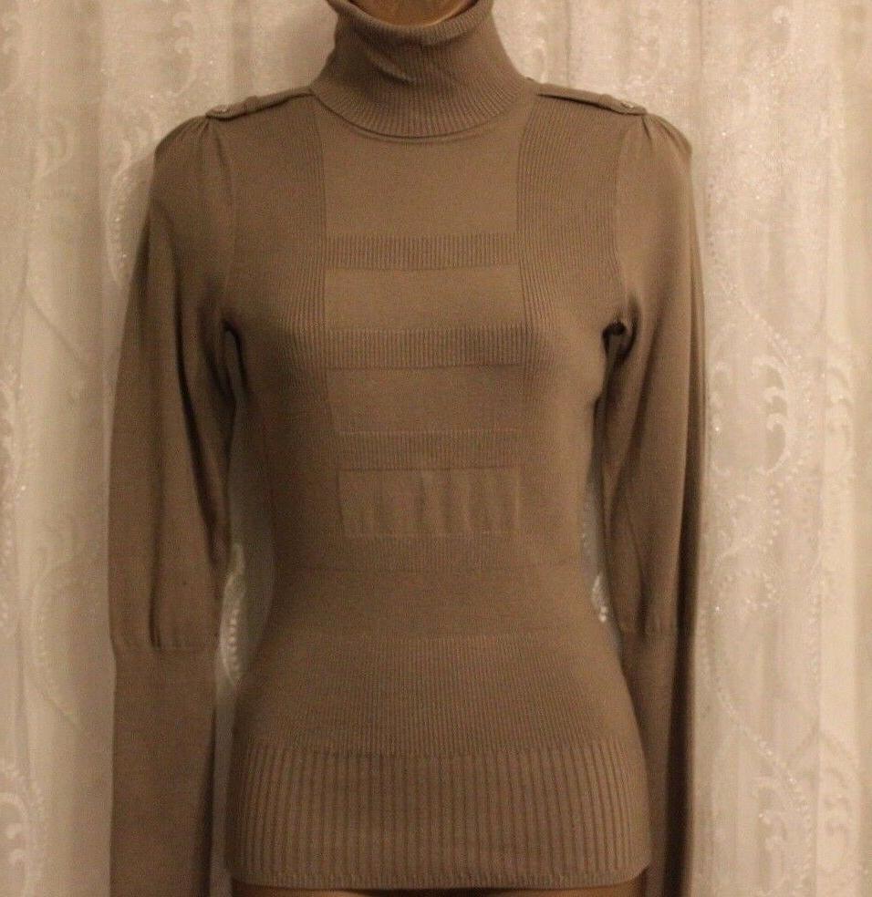 lusso maglia pannello rotolo collo top manica