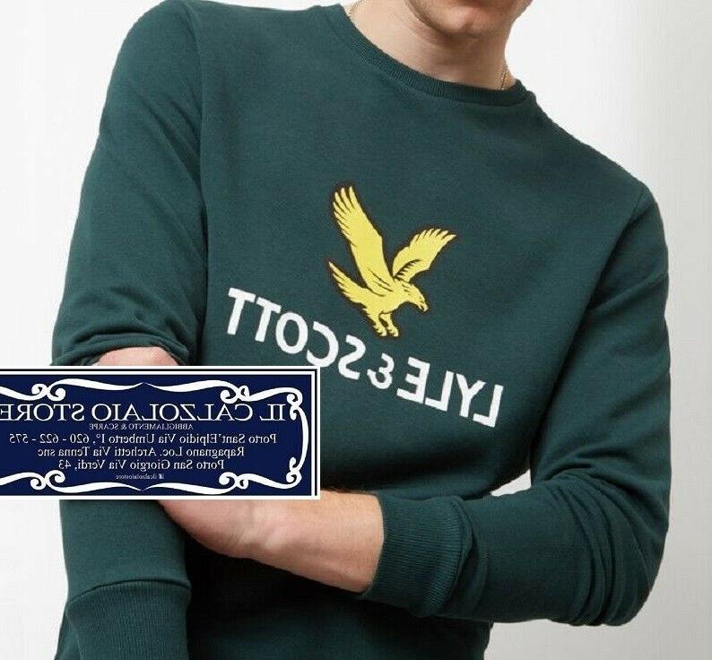 lyle and scott uomo felpa giro collo