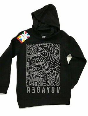 maglia bambino ragazzo cotone cappucci stampa polsini