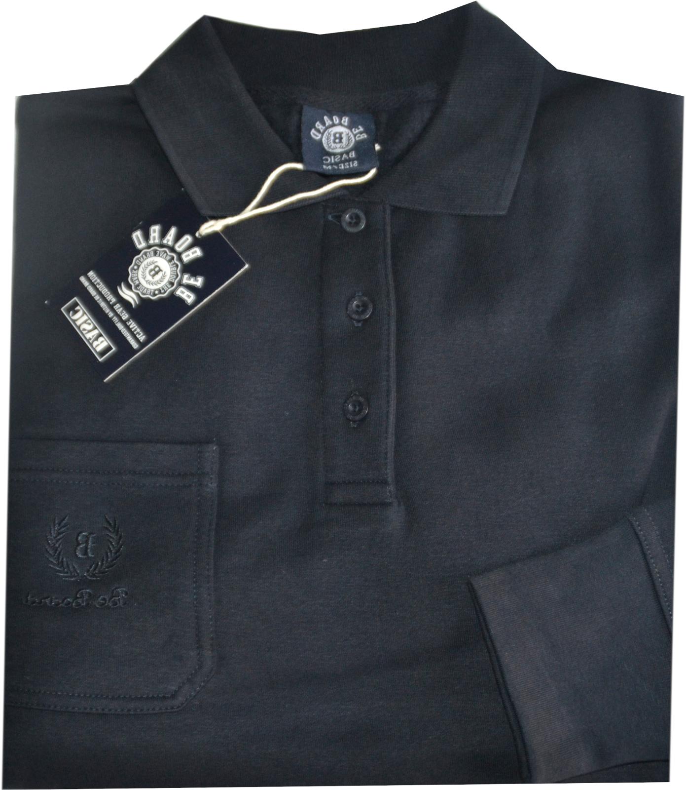 maglia felpa invernale uomo polo con taschino