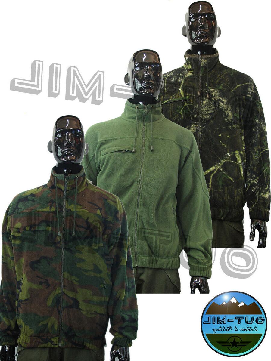 maglia in pile zip lunga caccia pesca