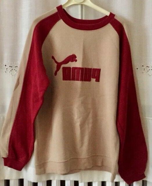 maglia uomo bicolor beige e bordeaux tg