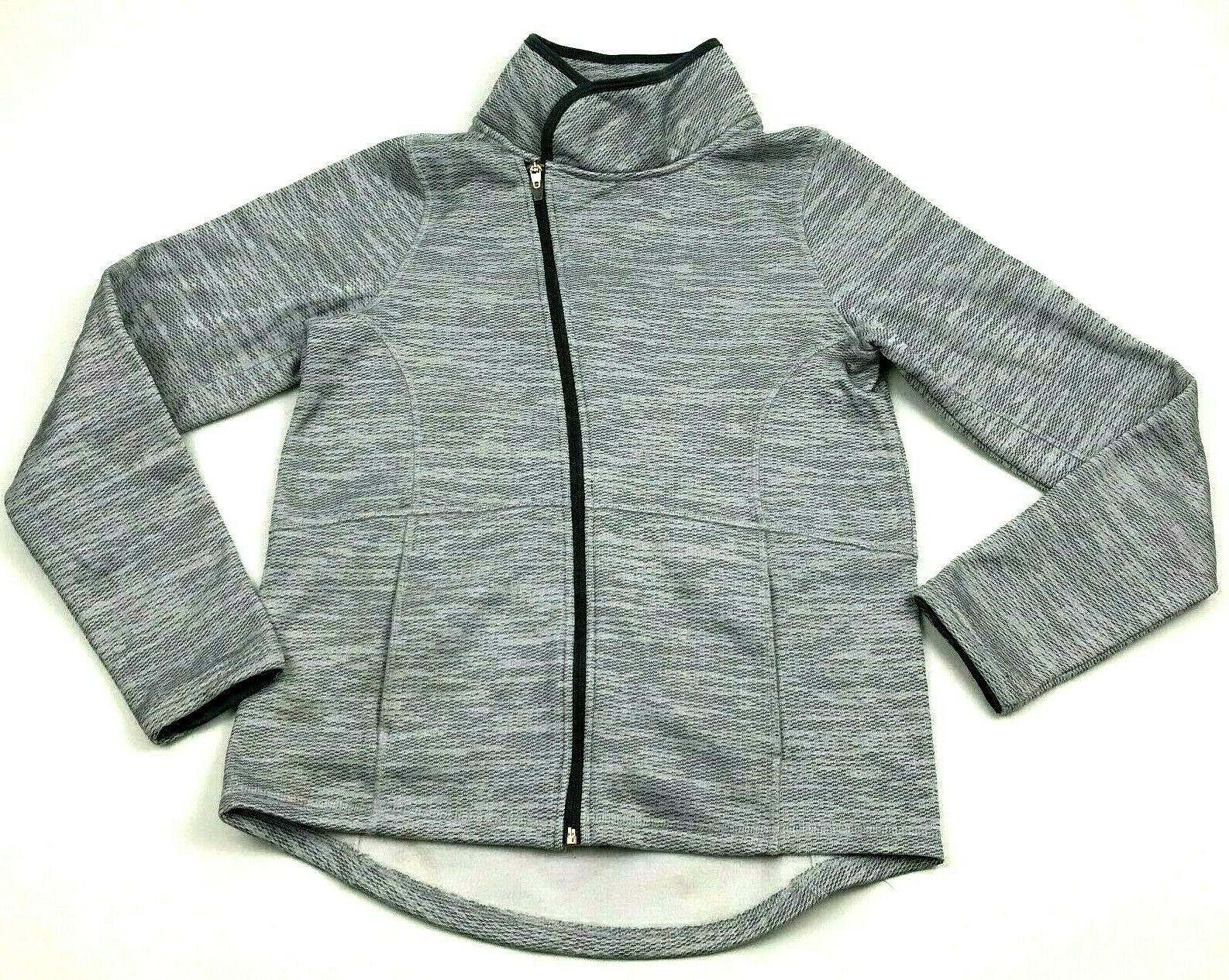 maglione donna taglia s grigio cerniera intera