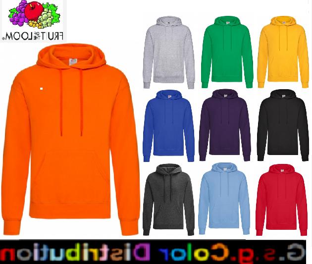 maglione uomo felpa con cappuccio classic