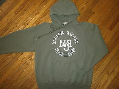 marrone mackie college felpa con cappuccio verde
