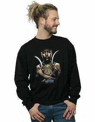 marvel uomo black panther nakia poster felpa