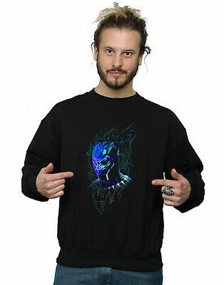 marvel uomo black panther neon mask felpa