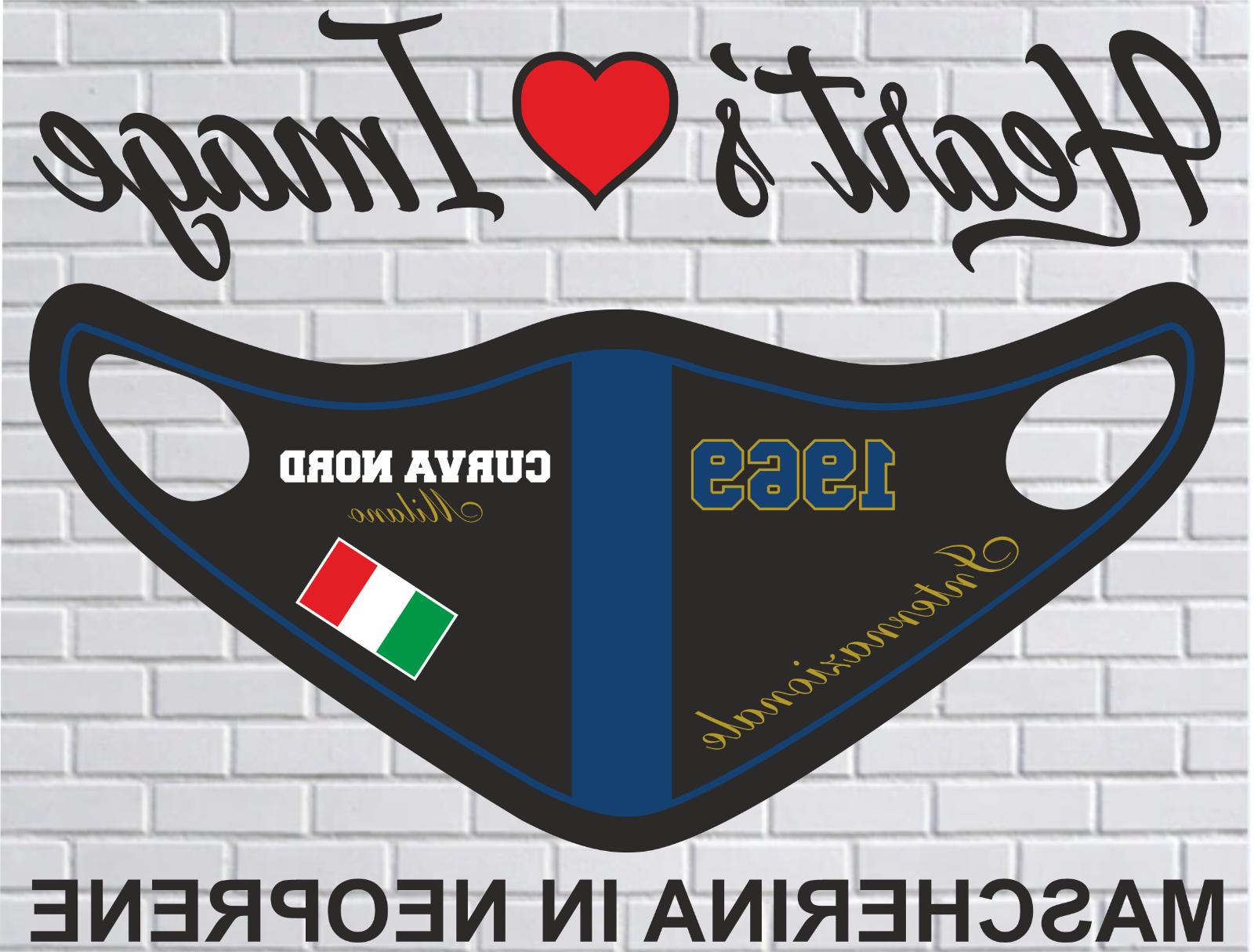 mascherina inter internazionale cn69 curva nord milano