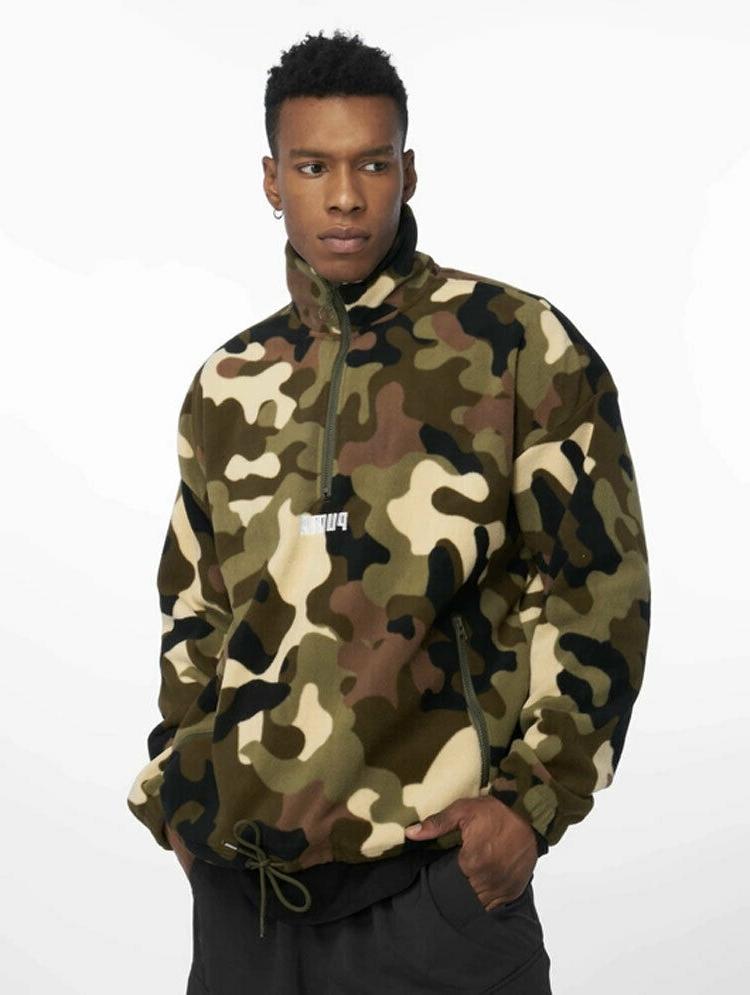 mens polar teddy pile mimetico wild pacco