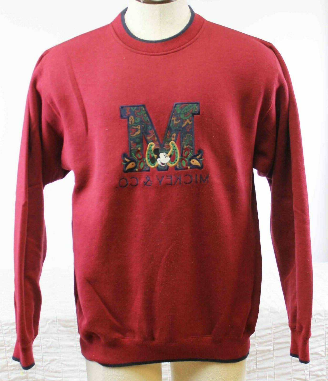 mickey and co rosso bordeaux felpa paisley