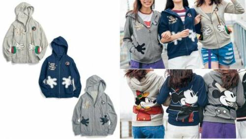 mickey mouse 90th anniv design zip up