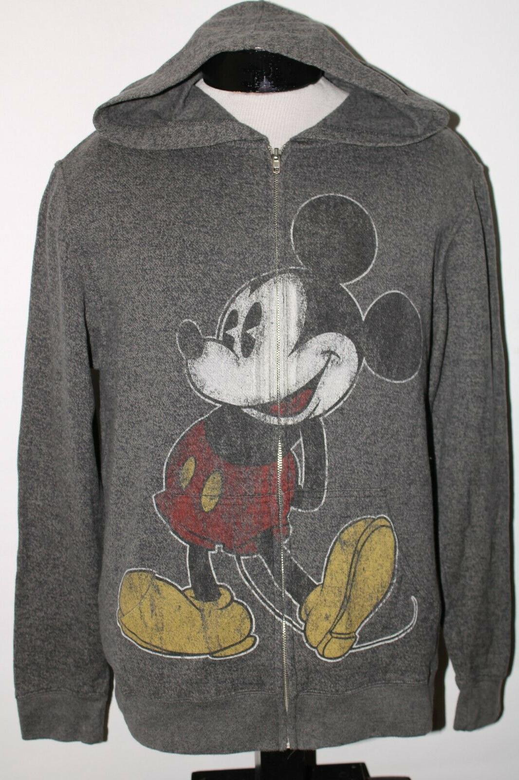 mickey uomo medium m felpa con cappuccio