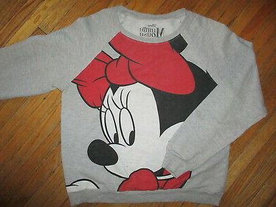 minnie mouse felpa fiocco collo tondo walt