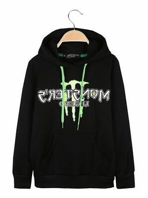monster s legend felpa pesante con cappuccio