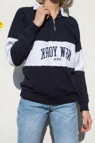 navy bianco 1 4 zip pile isabella