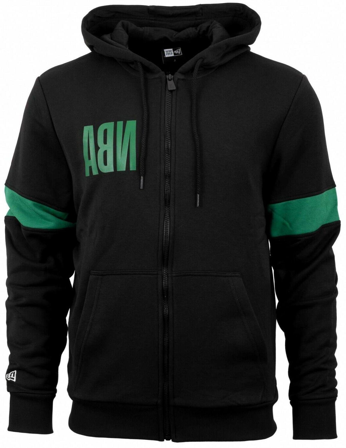nba boston celtics full zip felpa con