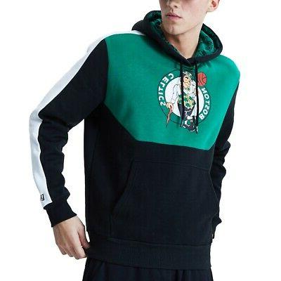 nba colore blocco boston celtics felpa cappuccio