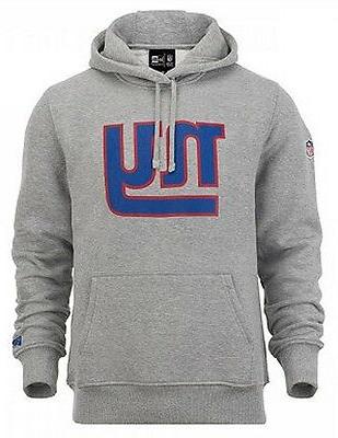 nfl york giganti felpa con cappuccio uomo