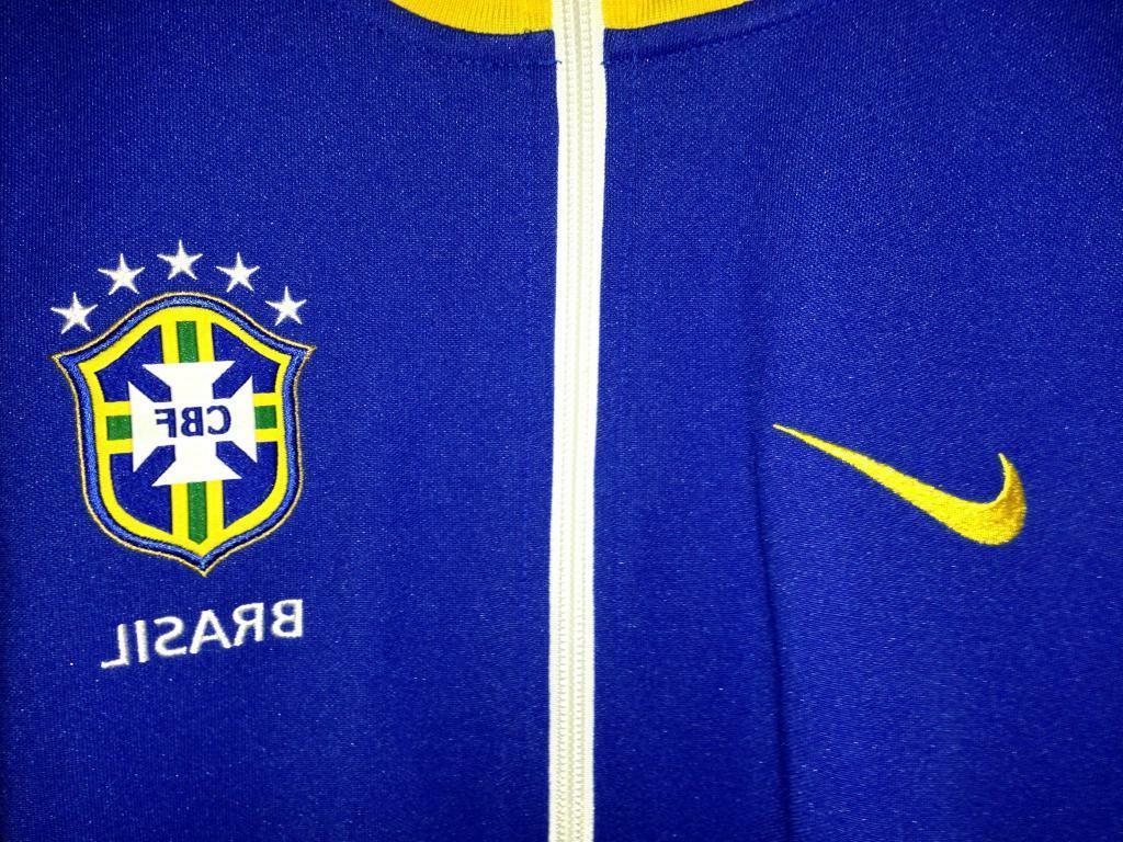 nike brasil casacca tuta uomo colore blu