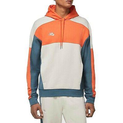 nsw panel block felpa in cotone arancione