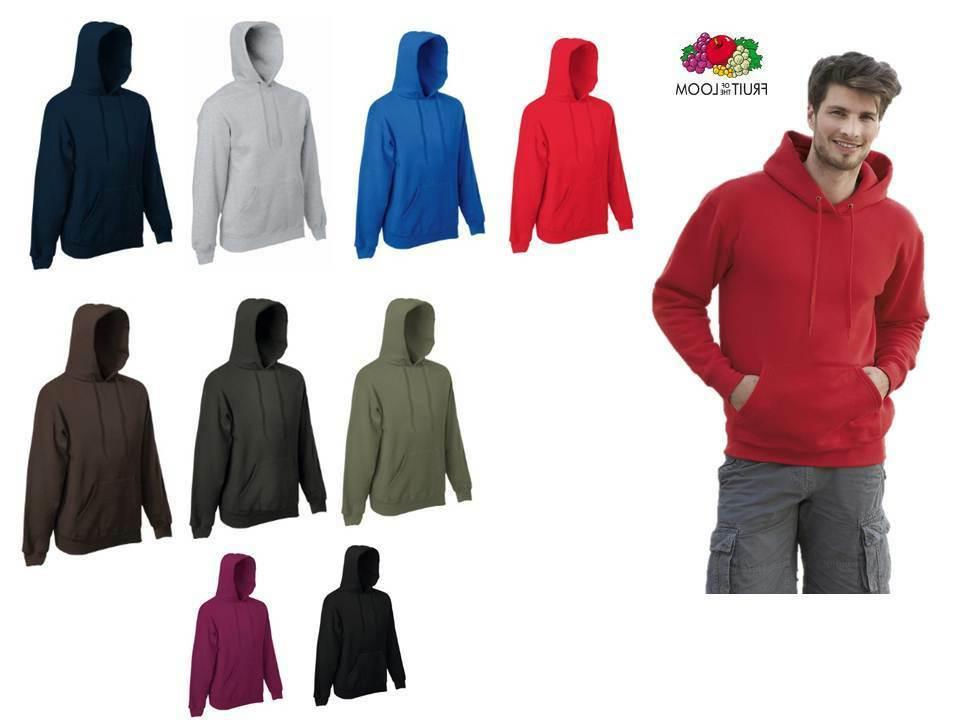 nuova felpa uomo felpata con cappuccio e