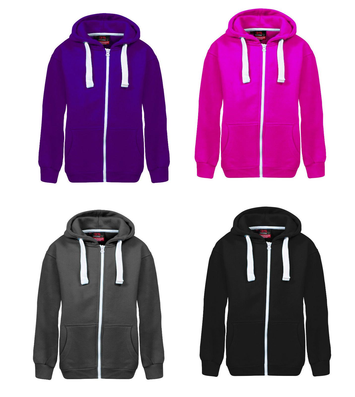 nuovo in bambini unisex ragazze tinta unita
