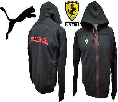 nuovo uomo ferrari felpa zip giacca pullover