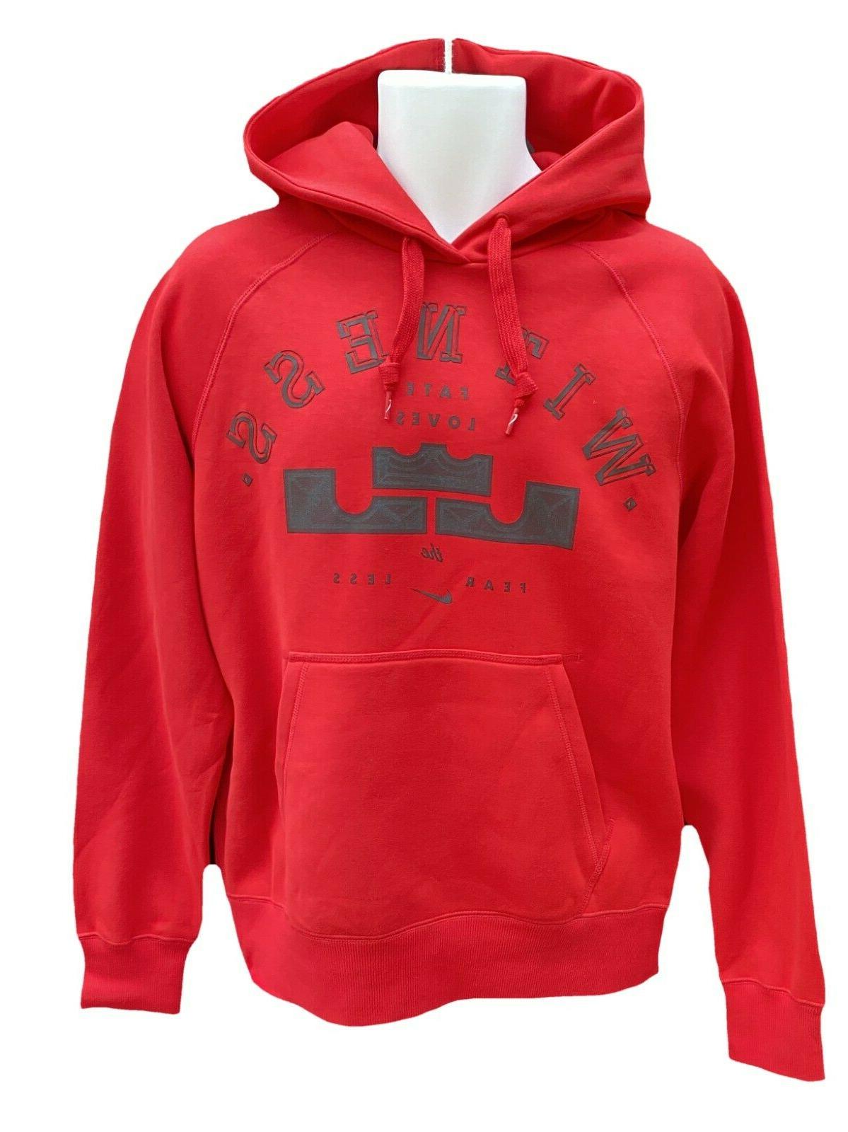 nuovo vintage lebron witness cotone felpa con