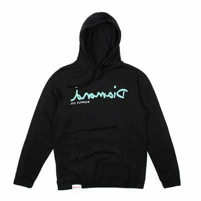 og script core hoodie black
