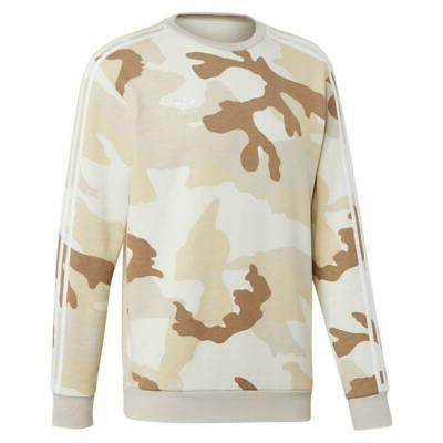 originali uomo camouflage girocollo felpa beige militare