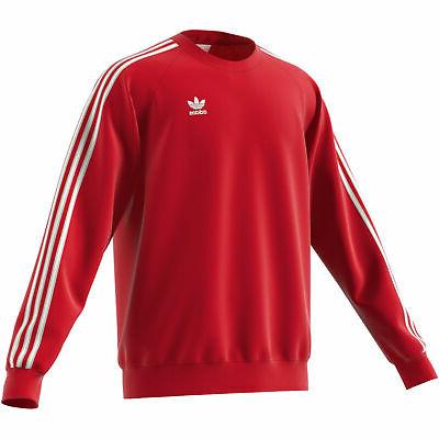 originals felpa da uomo girocollo 3 stripes