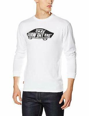 otw long sleeve maglietta uomo bianco white