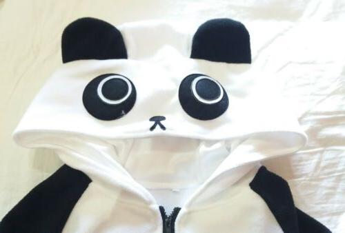 panda hoodie jacket harajuku cosplay cartoon kawaii