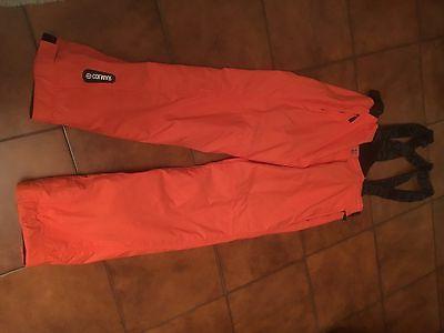 pantalone sci snowboard uomo tg 56 arancio