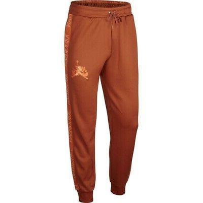 pantalone tuta da uomo in tessuto arancione
