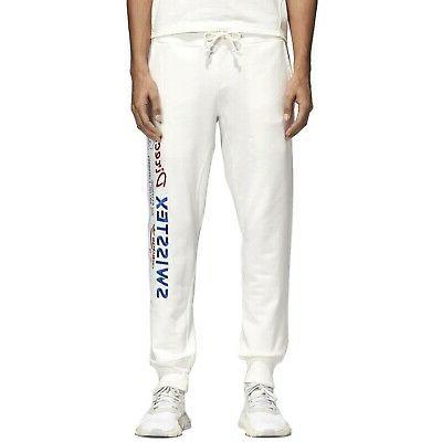 pantalone tuta uomo kaval in tessuto bianco