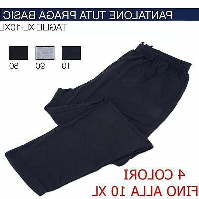 pantalone uomo donna tuta elastico vita taglie