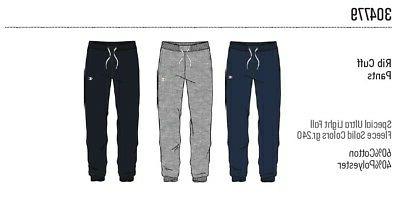pantaloni junior in felpa con polsino al