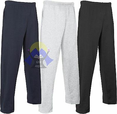pantaloni leggeri da uomo felpati fondo dritto