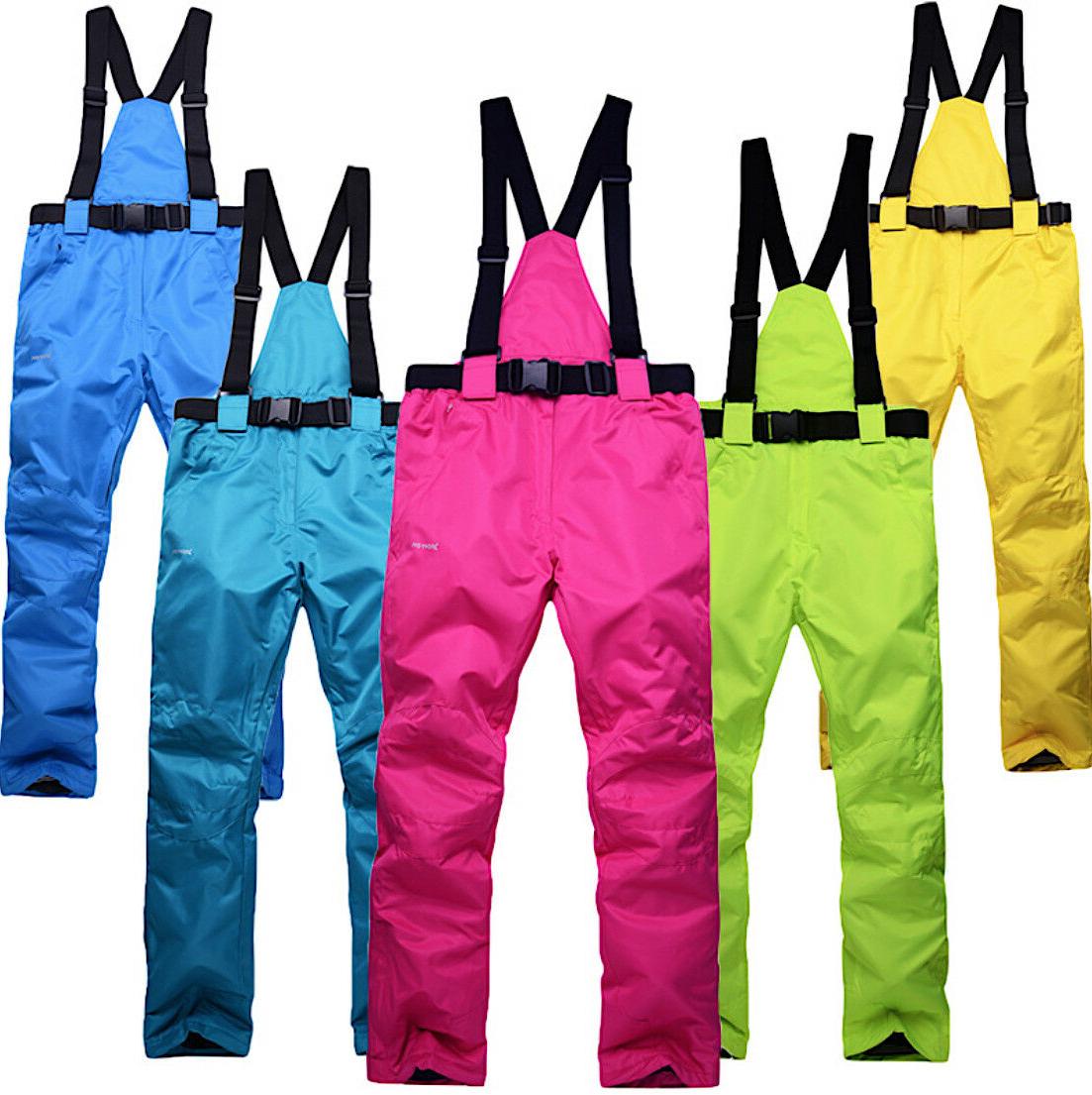 pantaloni neve sci windproof waterproof uomo donna