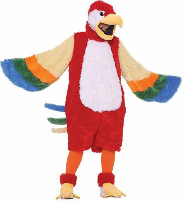 perroquet mascotte costume adulte peluche oiseau animal