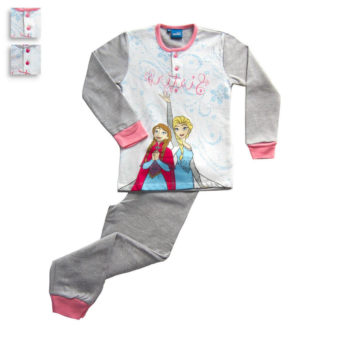 pigiama bambina frozen in felpa dgw1879 v190