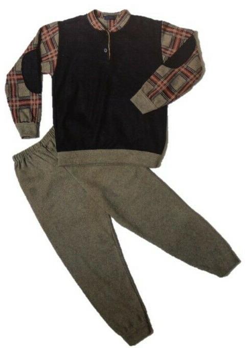 pigiama bimbo caldo cotone punto milano felpa
