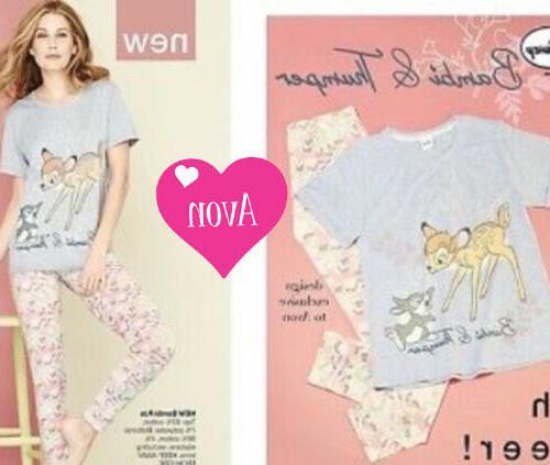 pigiama donna disney bambi and thumper tg