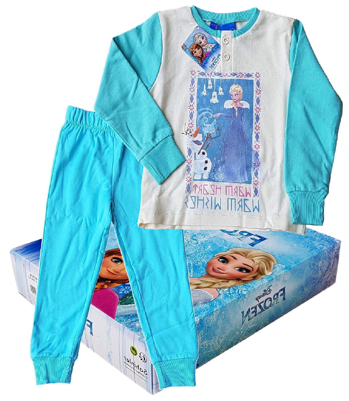 pigiama invernale serafino frozen 6969c bambina in