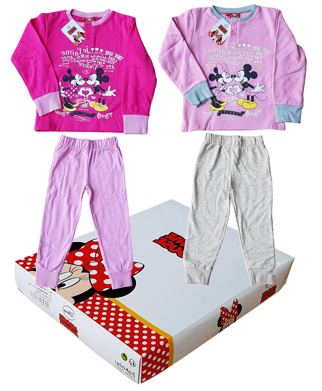 pigiama invernale serafino minnie mouse 6968c bimba