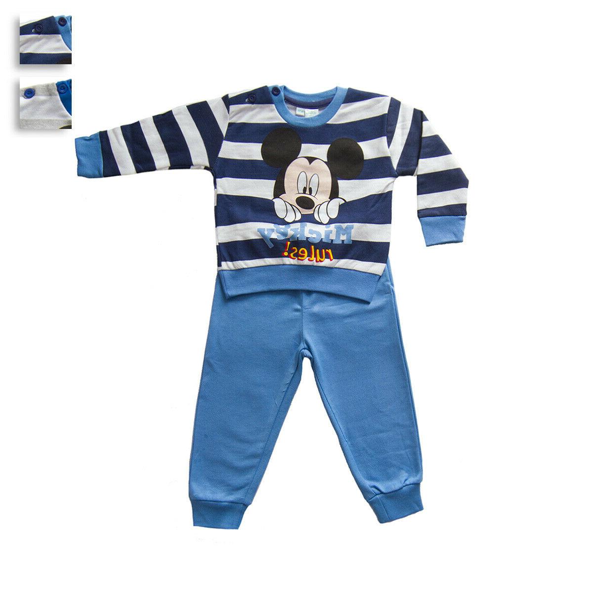 pigiama neonata topolino baby felpa da 12